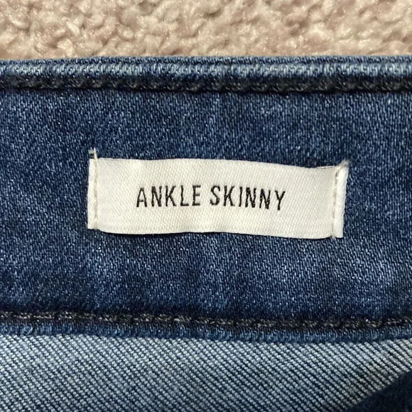 NWOT William Rast Raw Hem Ankle Skinny Jeans 25 - Picture 11 of 16